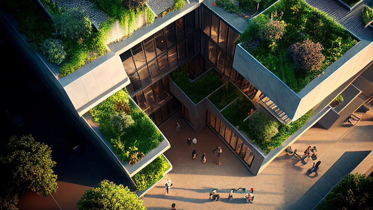 Les bâtiments verts en Belgique une solution écologique pour un futur durable Une balance représentant l'équilibre parfait entre des pièces de monnaie et une petite maison en bois, symbolisant les aides financières pour la construction en Région Wallonne.